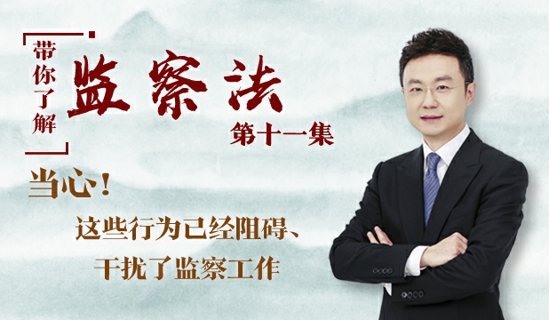 【带你了解监察法】第十一集：当心！这些行为已经阻碍、干扰了监察工作
